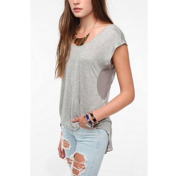Urban Outfitters Pins and Needles Sheer Panels Tee - Picture 1 of 3